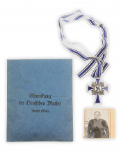 German mother cross in silver, Germany - 2nd Model, 2 Stage