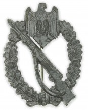 Silver Grade Infantry Assault Badge by Sohni Heubach & Co. Oberstein (S.H.u.Co.)