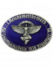 NSFK Badge: I. Reichswettbewerb für Saalflugmodelle 1938 Frankfurt